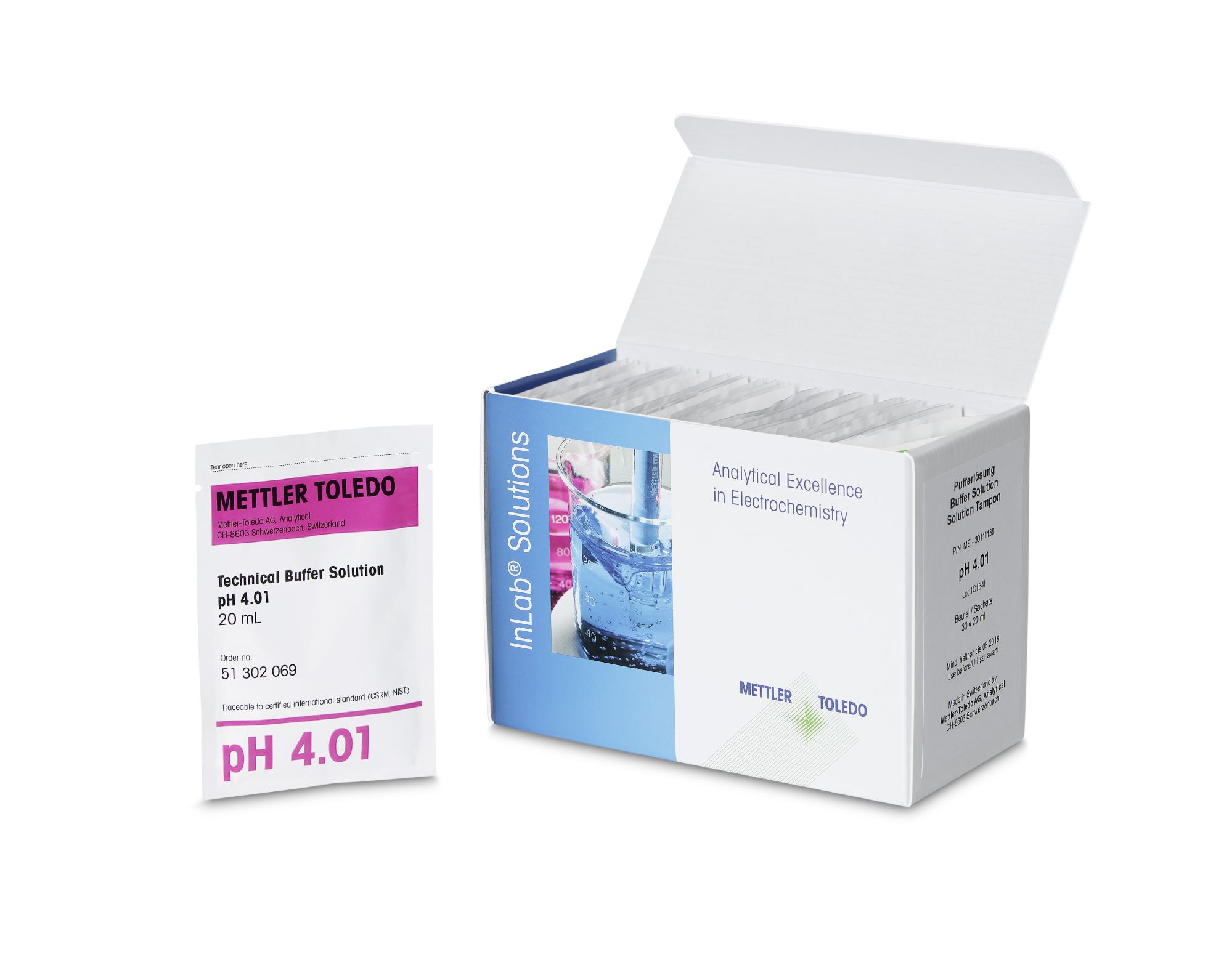 Plicuri solutie-tampon PH 4.01 (cutie)