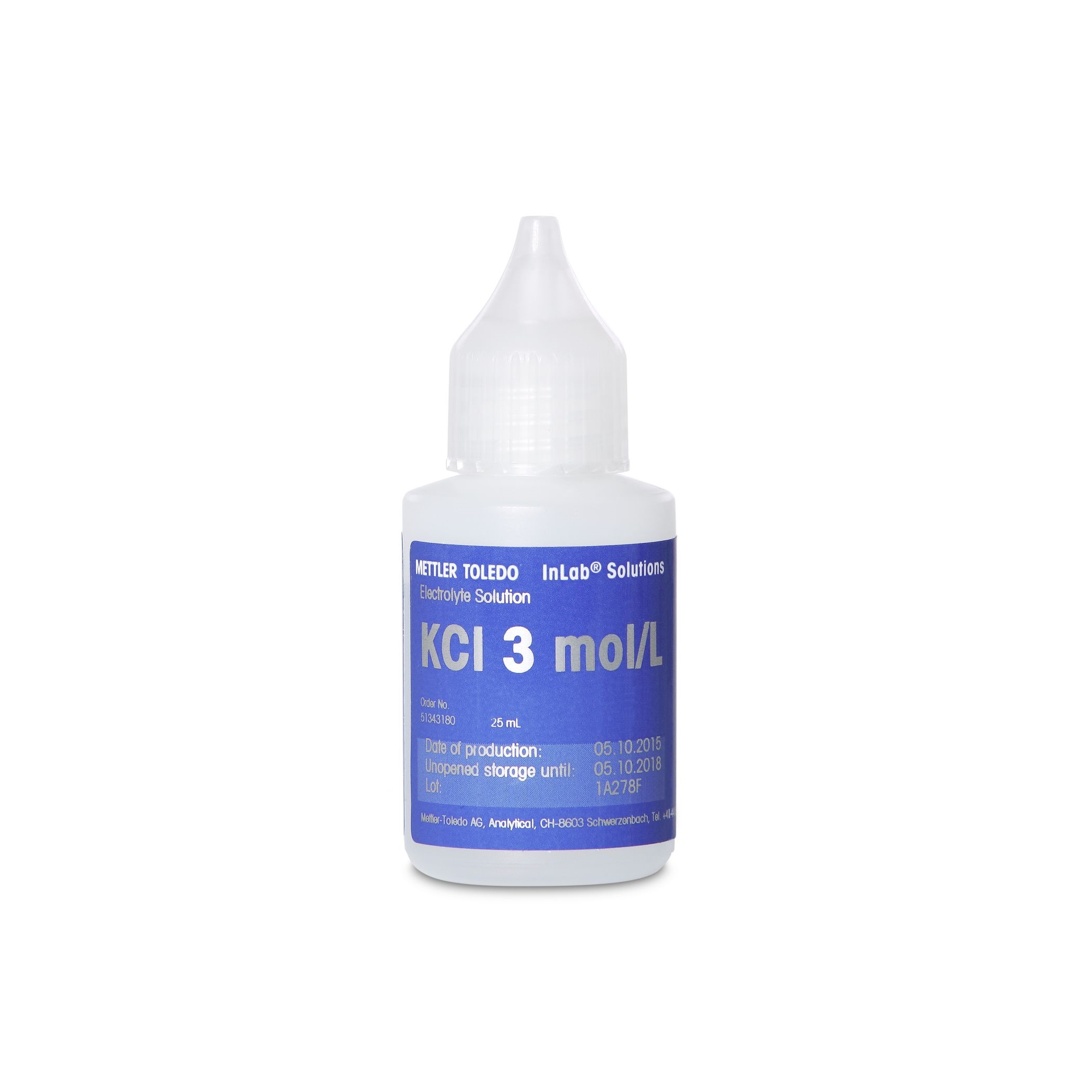 Solutie KCl 3 mol/L, saturata cu AgCl 25 mL