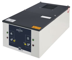 Sistem de filtrare a aerului recirculat cu monitorizarea aerului evacuat