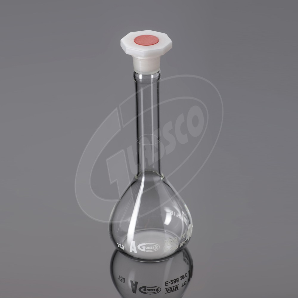 balon cotat transparent cu dop de plastic