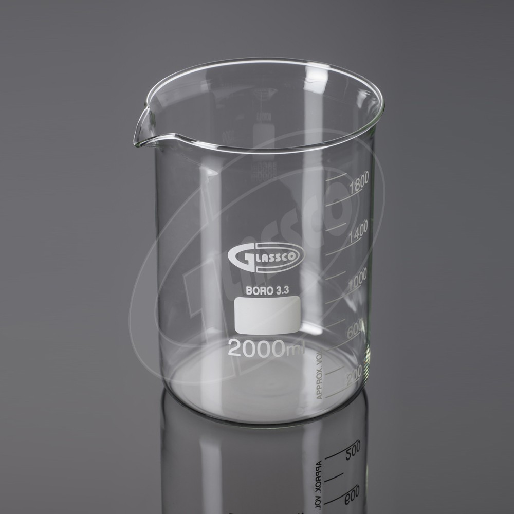 pahar berzelius forma joasa cu perete gros